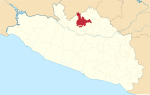 Mexico Guerrero Teloloapan location map